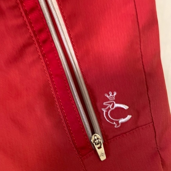 Louis Casteel high end red shorts Golf Designer size small - Picture 4 of 5